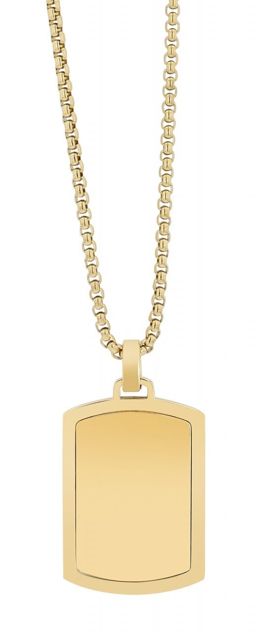 Akzent® Colar Dourado em Aço Inoxidável - 0505