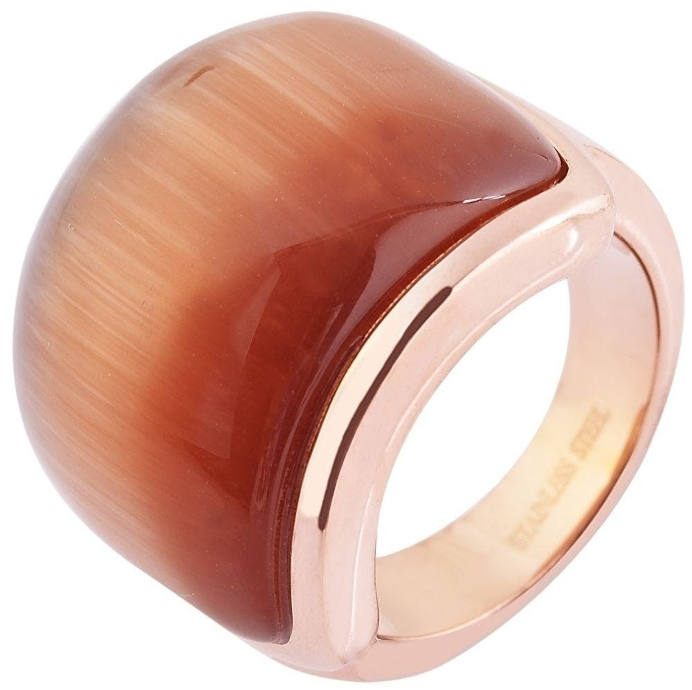Akzent® Anel Feminino em Aço Inoxidável - Tam.58 - 0053