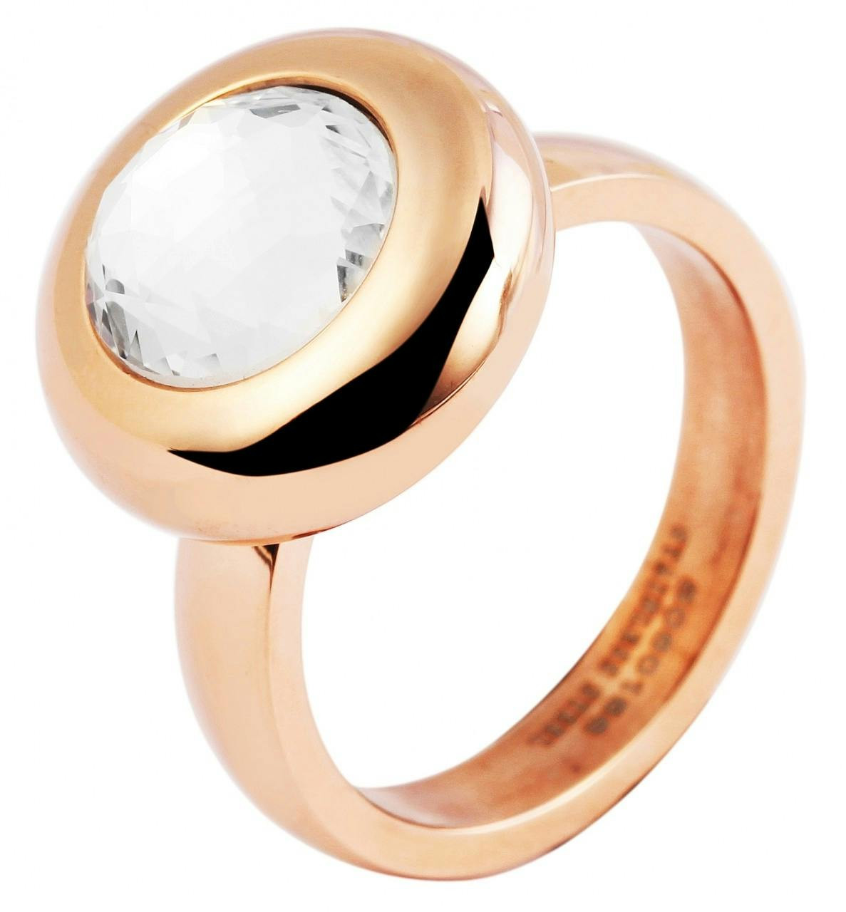 Akzent® Anel Mulher Rose Gold em Aço Inoxidável - Tam.54 - 0186