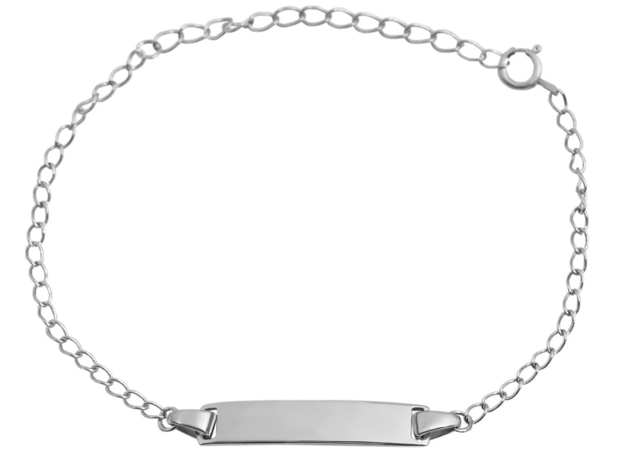 Pulseira em Prata de Lei 925 Biserka Banhada a Ródio