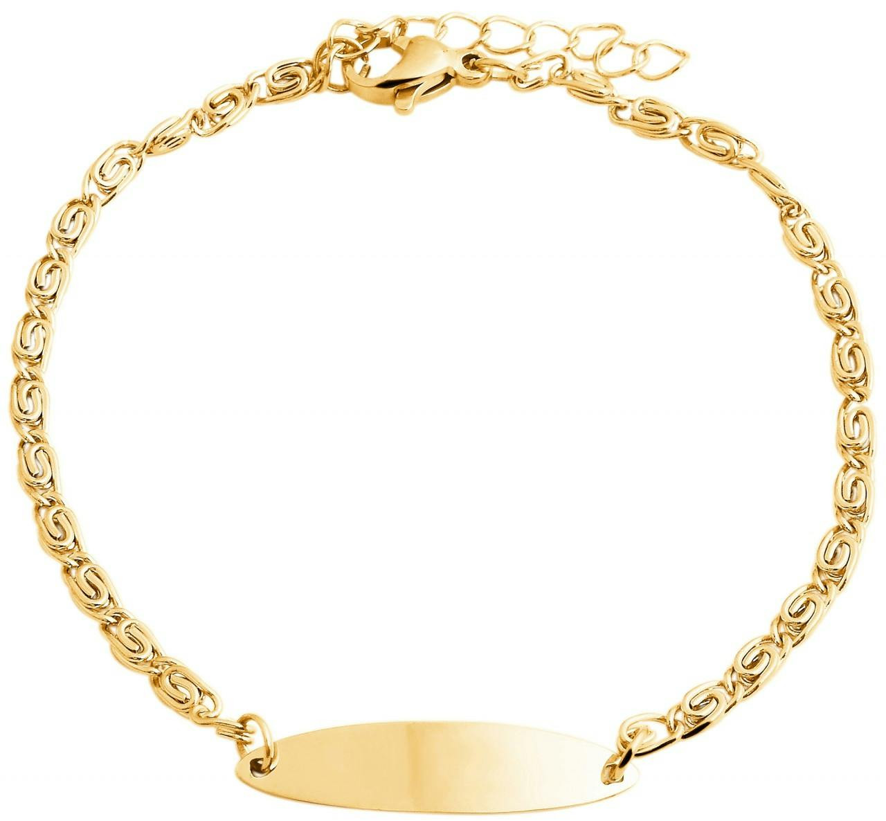 Akzent® Pulseira Dourada em Aço Inoxidável - 0133
