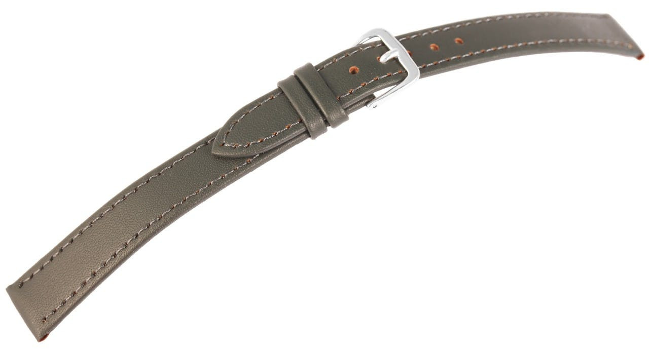 Mestre Artesão® Bracelete de Relógio Verde em Couro Genuíno - 16mm - 0426
