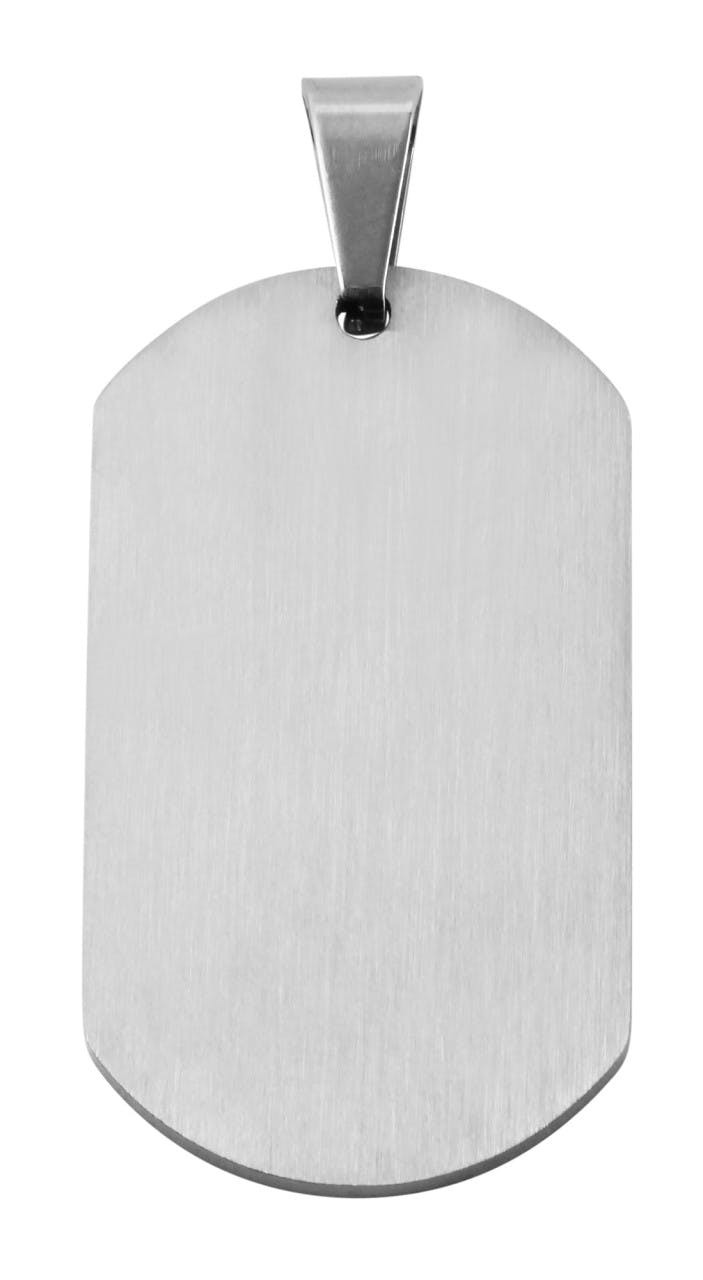 Akzent® Pingente Gravável em Aço Inoxidável - 0052