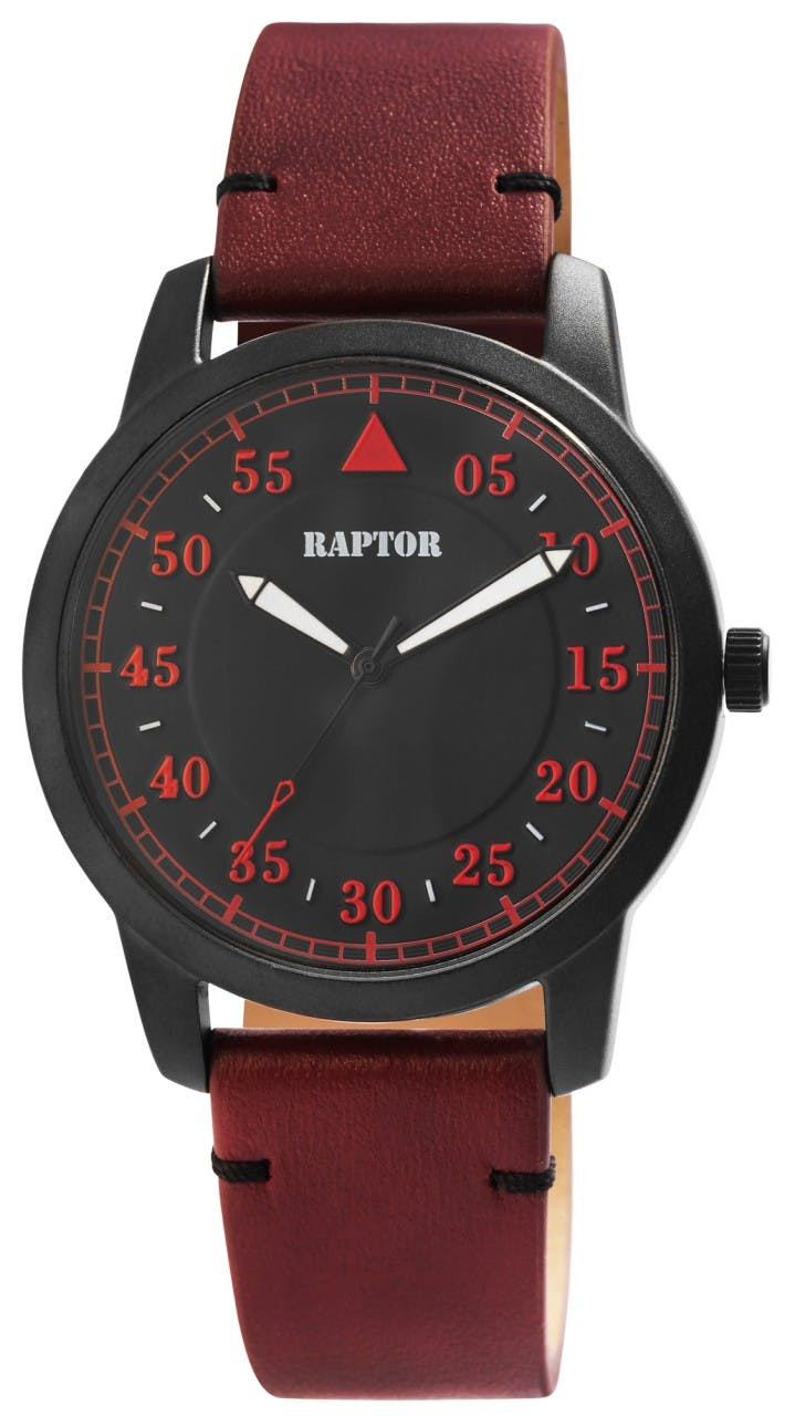 Relógio Raptor® Homem com Bracelete em Pele Genuína - RA20284-004
