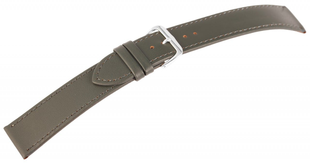 Mestre Artesão® Bracelete de Relógio Verde em Couro Genuíno - 20mm - 0426
