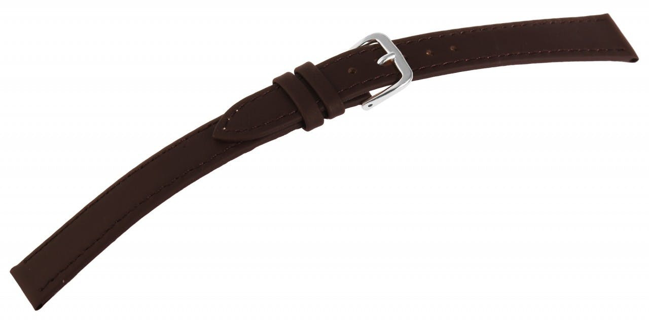 Mestre Artesão® Bracelete de Relógio Castanha em Couro Genuíno - 10mm - 0423
