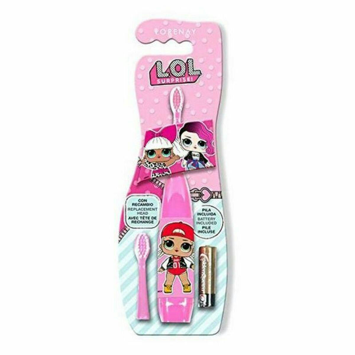 Escova de Dentes Elétrica L.O.L. Surprise LOL Surprise! Cor de Rosa