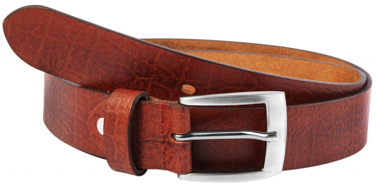Leonardo Verrelli® Cinto Castanho em Couro Genuíno – 90cm – 0021