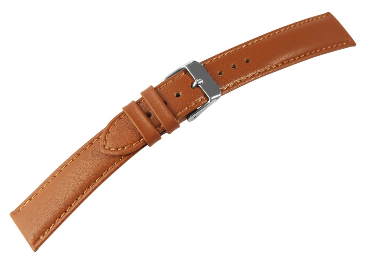 Mestre Artesão® Bracelete de Relógio em Couro Genuíno - 22mm - 0564