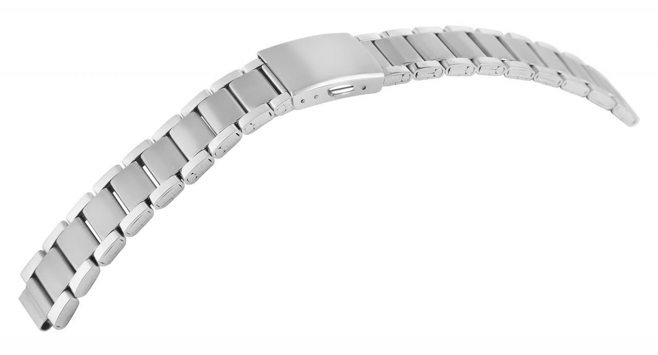 Bracelete para Relógio em Aço Inoxidável Prateada 24 mm - 8100159-240
