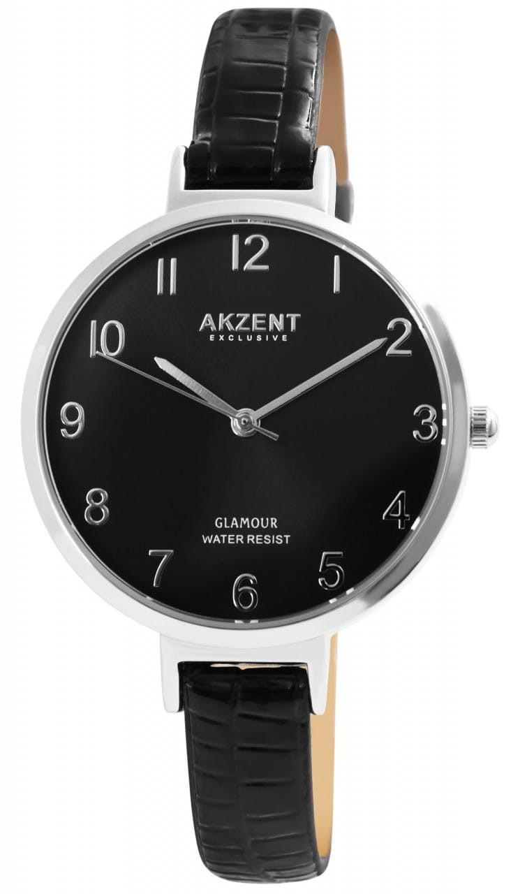 Relógio Akzent® Exclusive Mulher com Bracelete em Pele Sintética - 0230