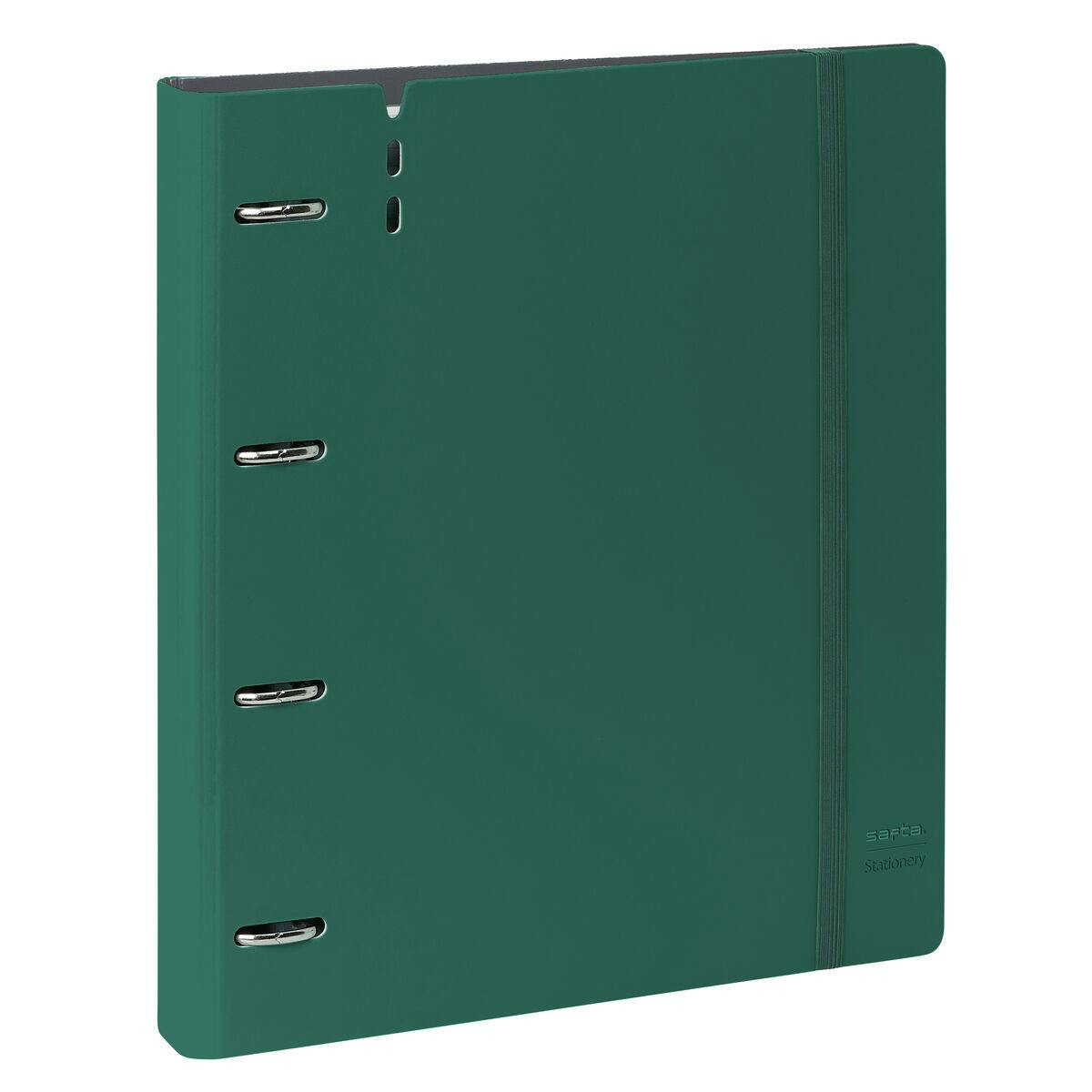 Pasta com Argolas Safta — Dark green, 4 anilhas