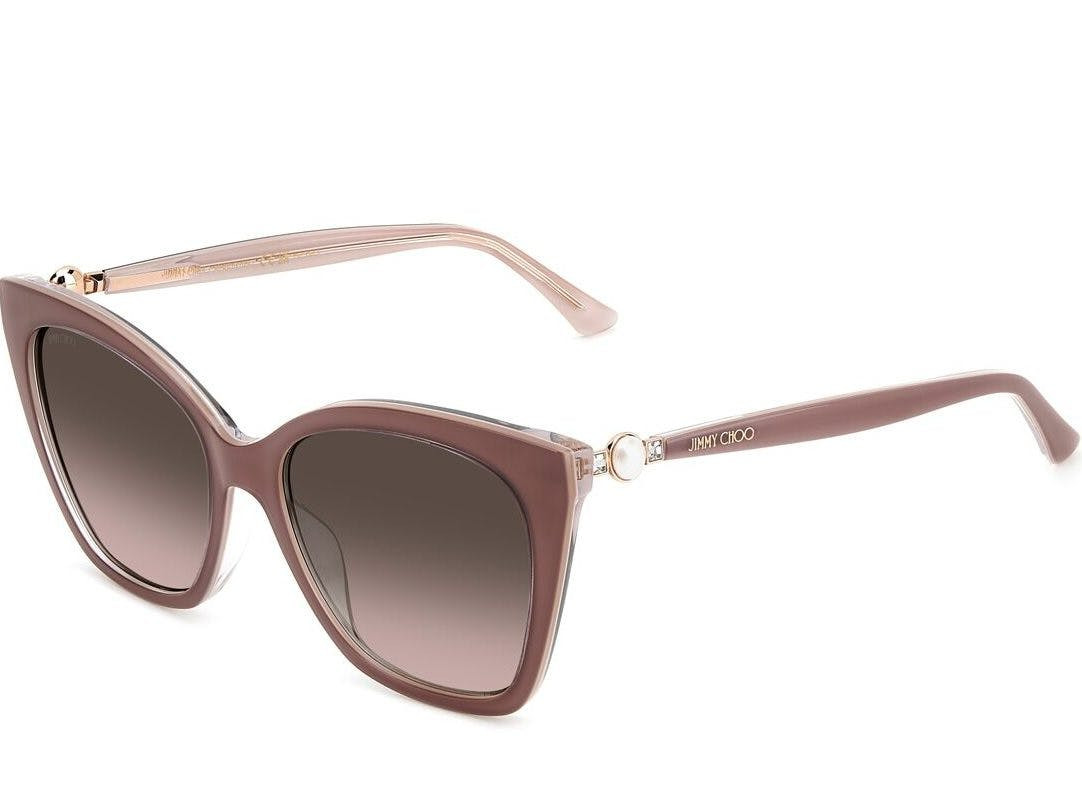 Óculos de sol mulher retângulares metal acetate