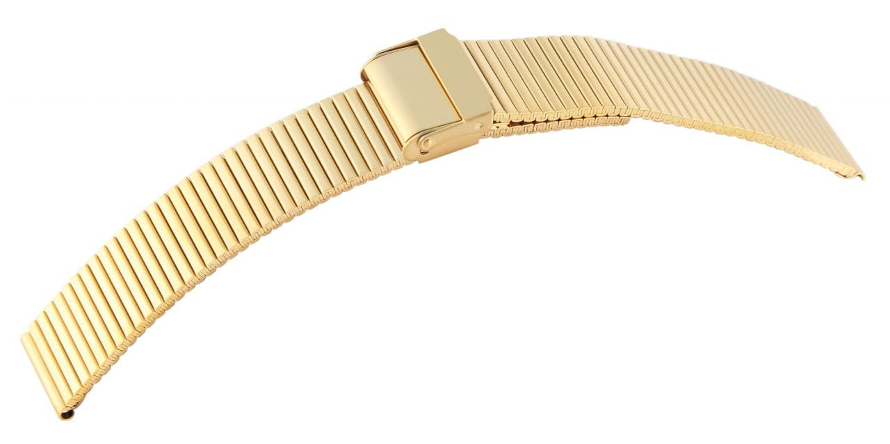 Bracelete para Relógio em Aço Inoxidável Dourada 22 mm