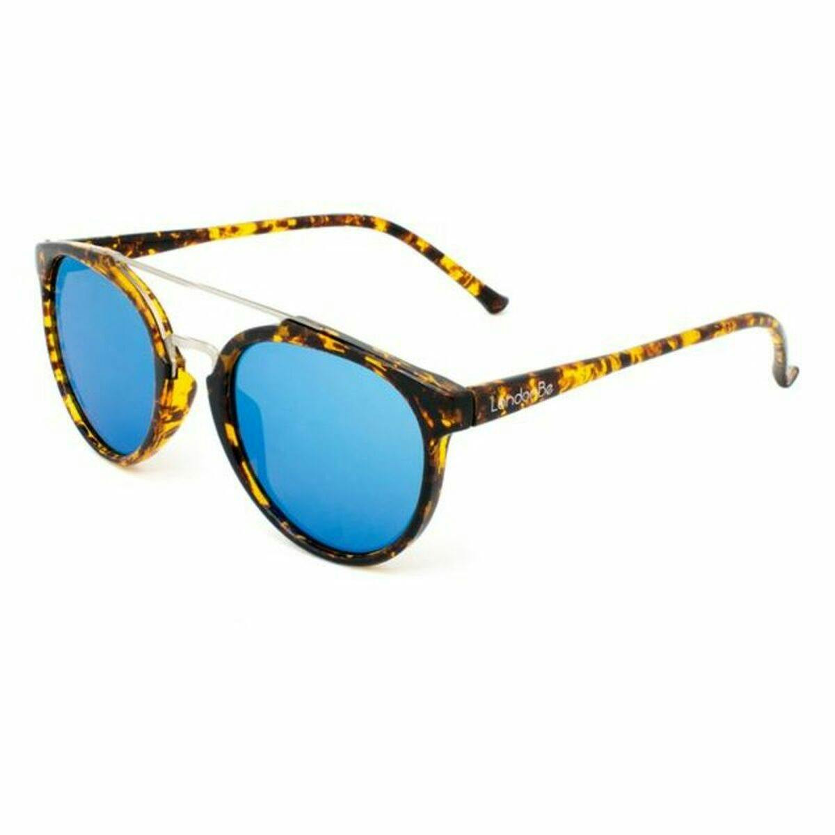 Óculos escuros unissexo LondonBe castanhos com lentes policarbonato UV400