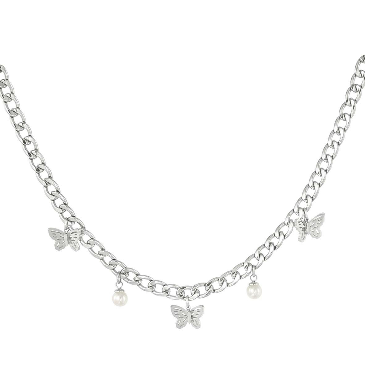 MonBijoux by Ophélia® Colar Borboletas com Zircónias NST2526