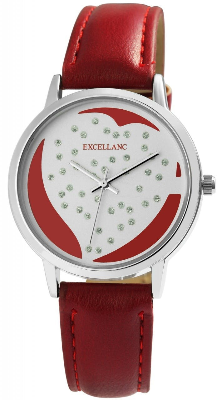 Relógio feminino bracelete em pele sintética modelo 0272
