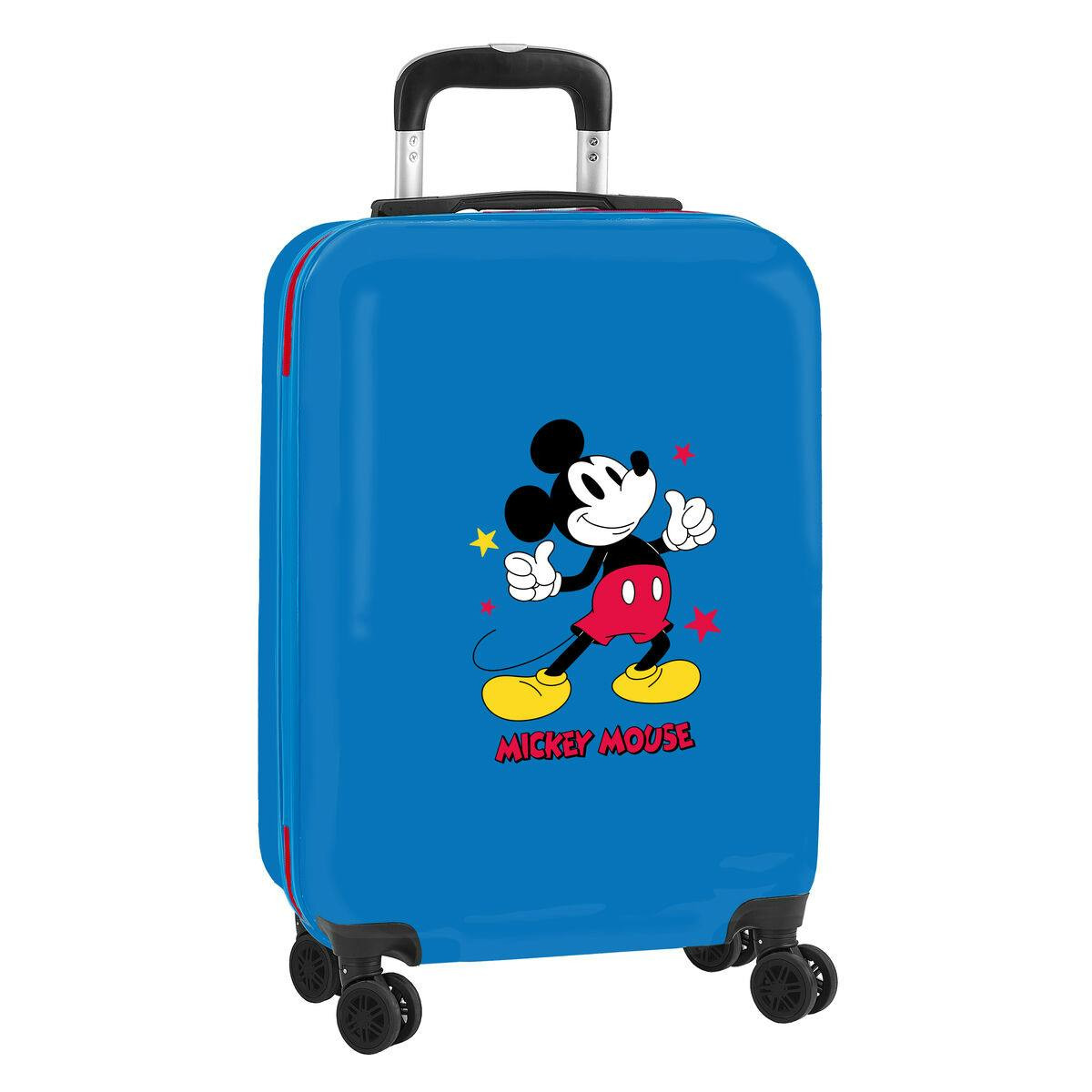 Mala de Cabine Mickey Mouse Only One Azul Marinho 20'' 34,5 x 55 x 20 cm