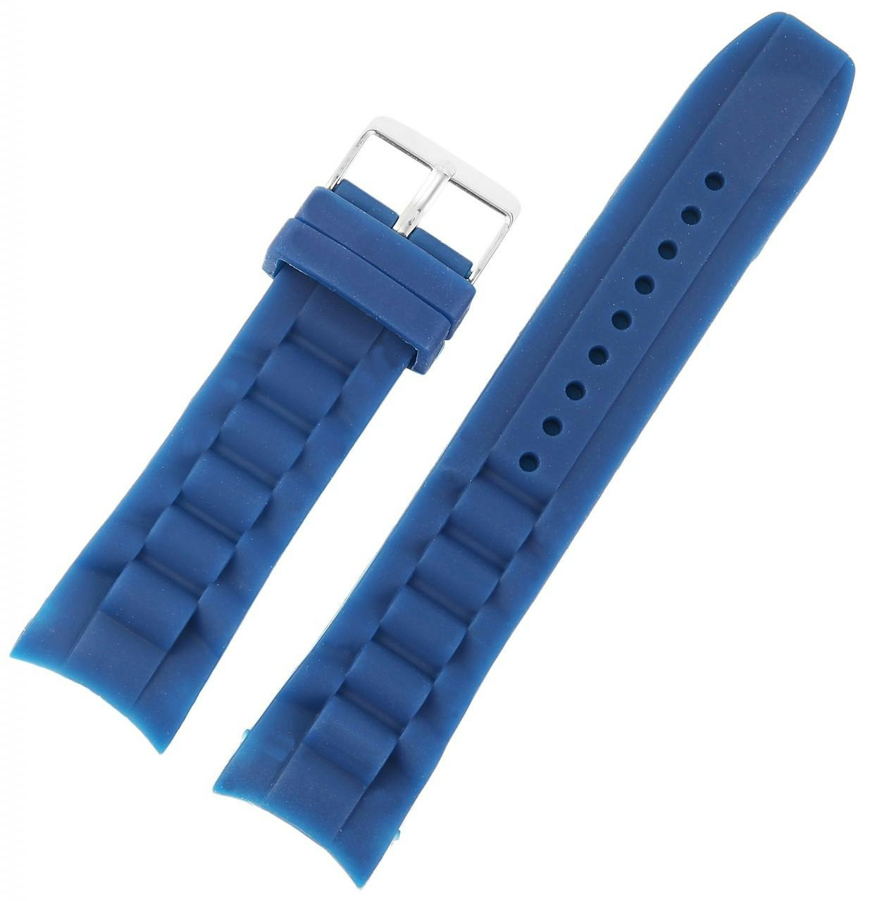 Mestre Artesão® Bracelete de Relógio em Silicone Azul - 22mm