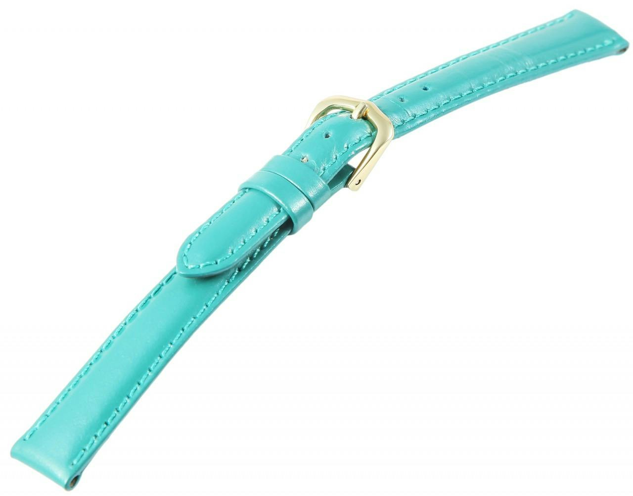 Mestre Artesão® Bracelete de Relógio em Couro Genuíno Verde - 12mm
