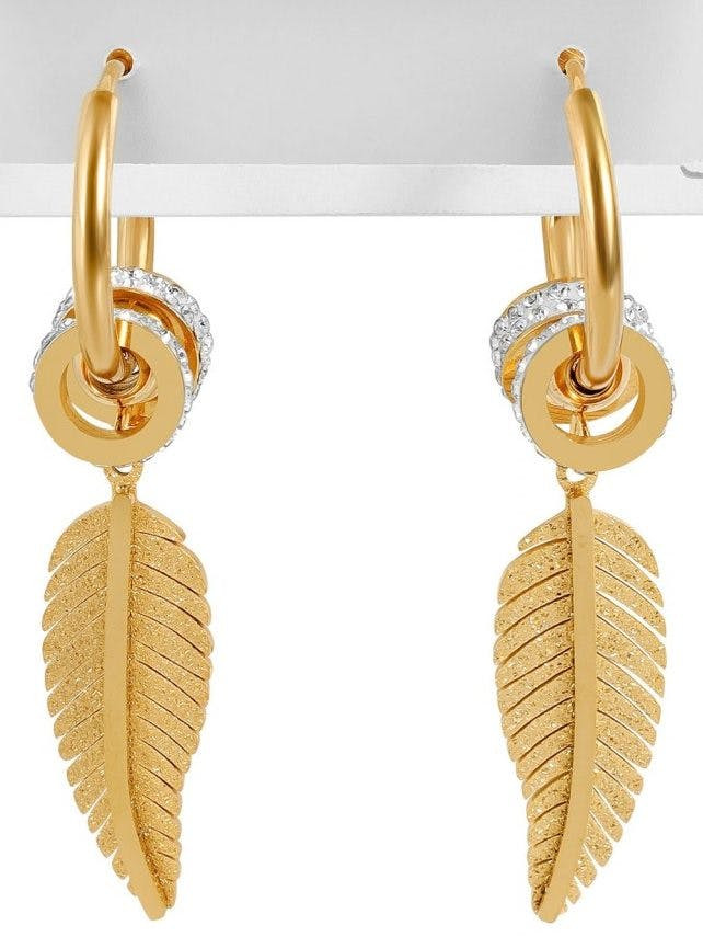 Akzent® Brincos de Argola "Jazz" em Aço Inoxidável - 0612 - 5050612-002