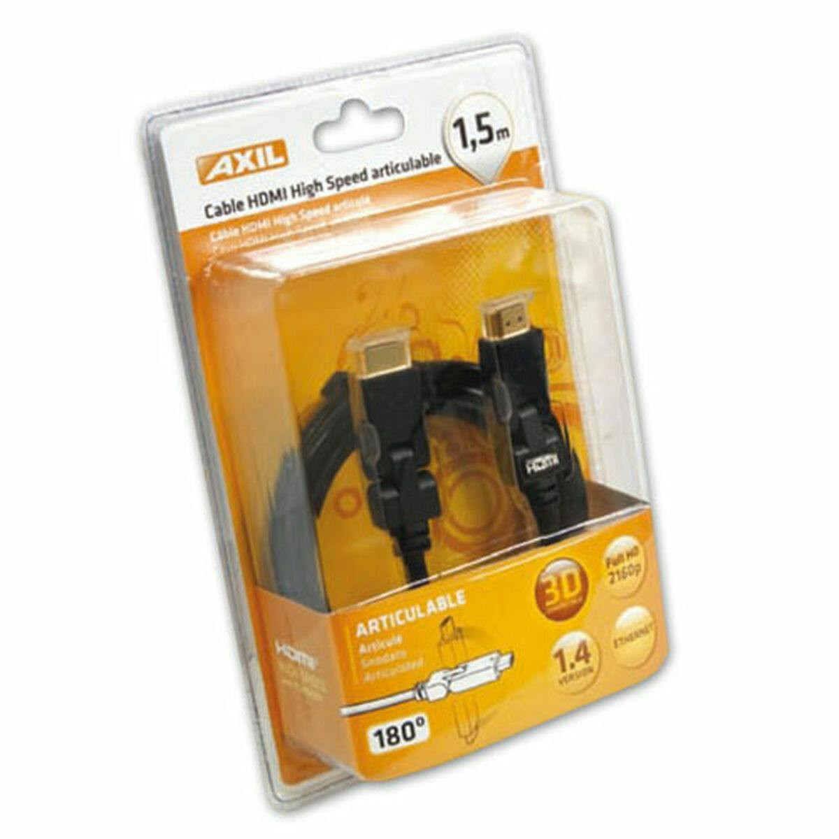 Cabo HDMI Axil 1,5 m Preto Macho/Macho