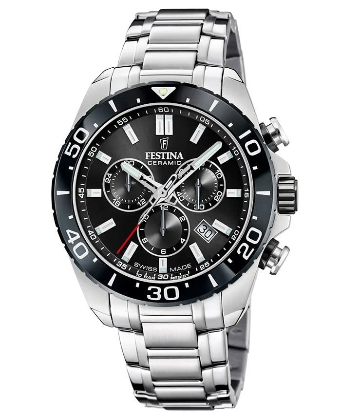 Relógio Festina® Swiss Made Ceramic Chrono F20042/4
