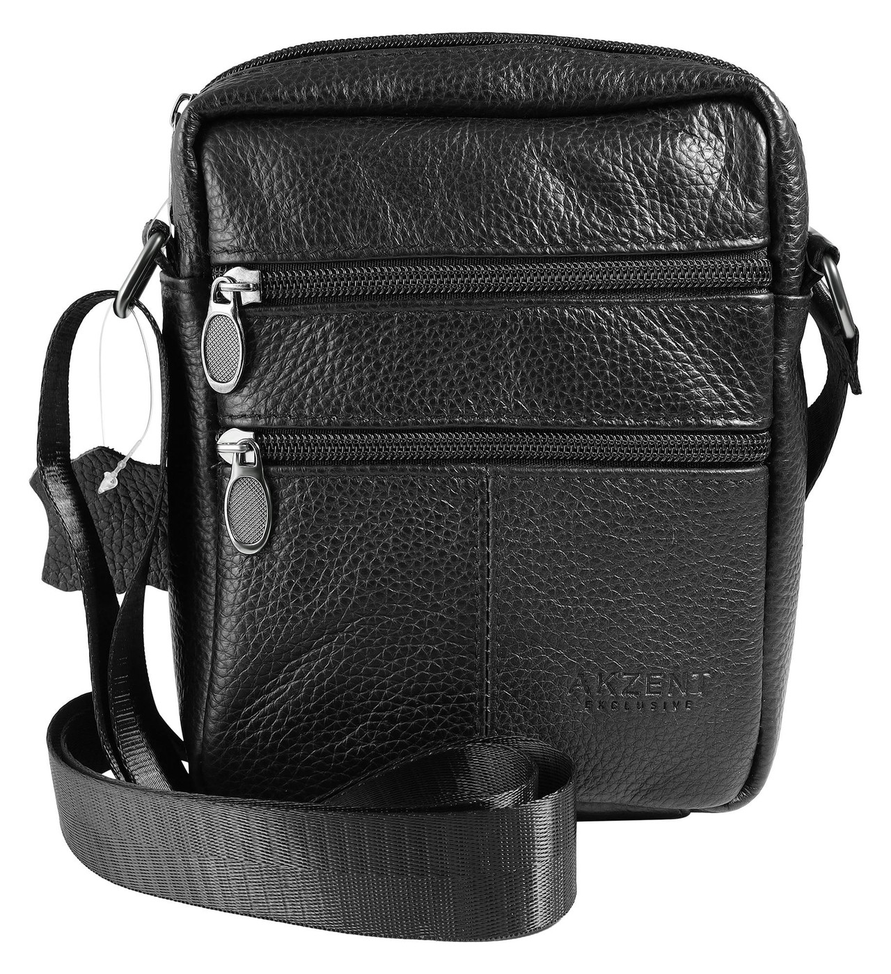 Akzent® Bolsa de Ombro em Couro Genuíno 3900077 - 3900077-001