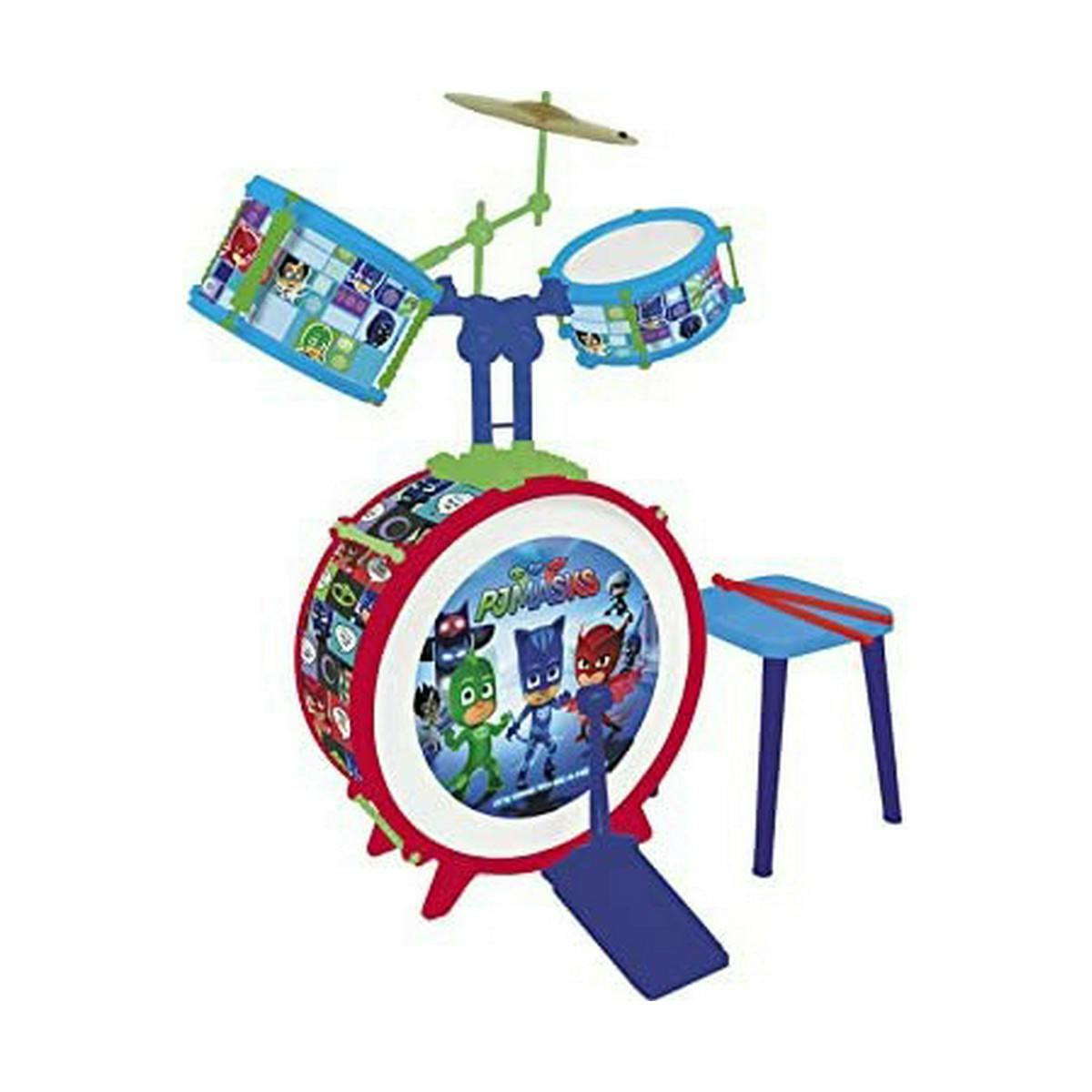 Bateria infantil PJ Masks em plástico multicolor