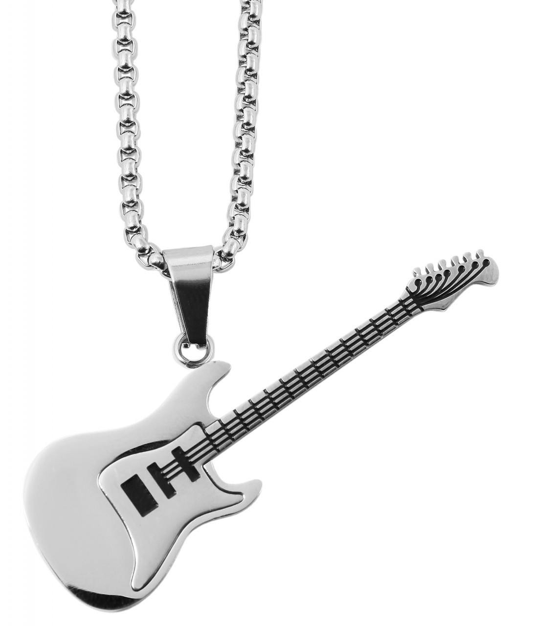 Akzent® Colar Guitarra Elétrica em Aço Inoxidável - 0362