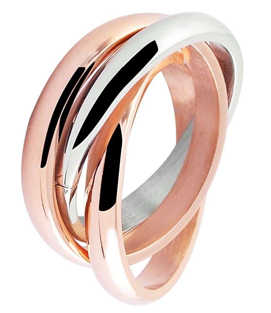 Akzent® Anel Feminino em Aço Inoxidável - Tam.56 - 0235