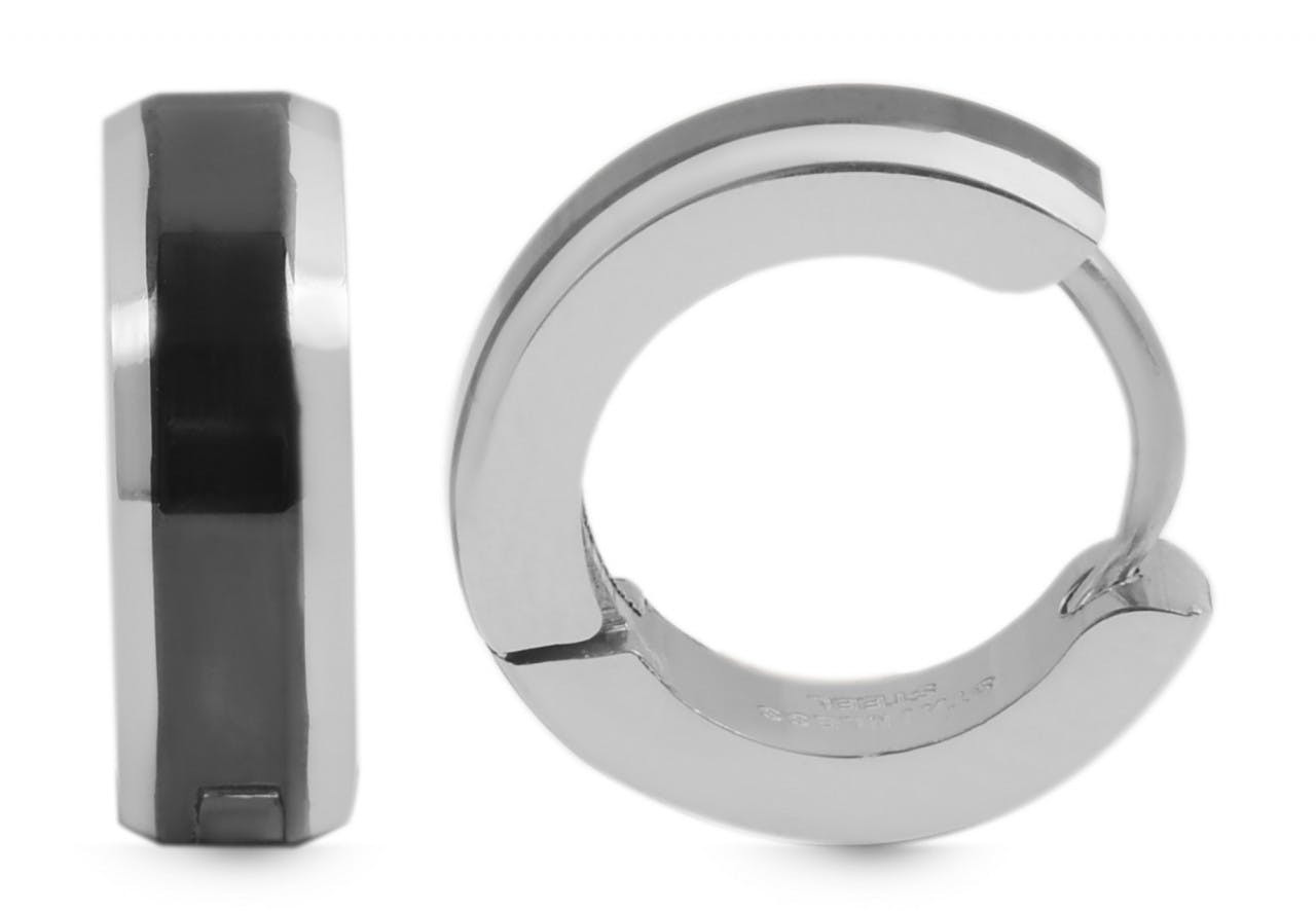 Akzent® Argolas Bicolor em Aço Inoxidável 0191