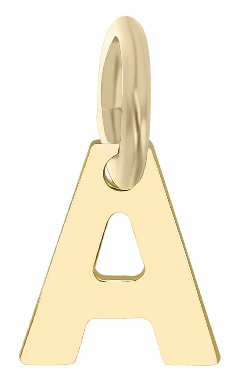Joalharia Ouro 8k – Pingente Letra "A" em Ouro
