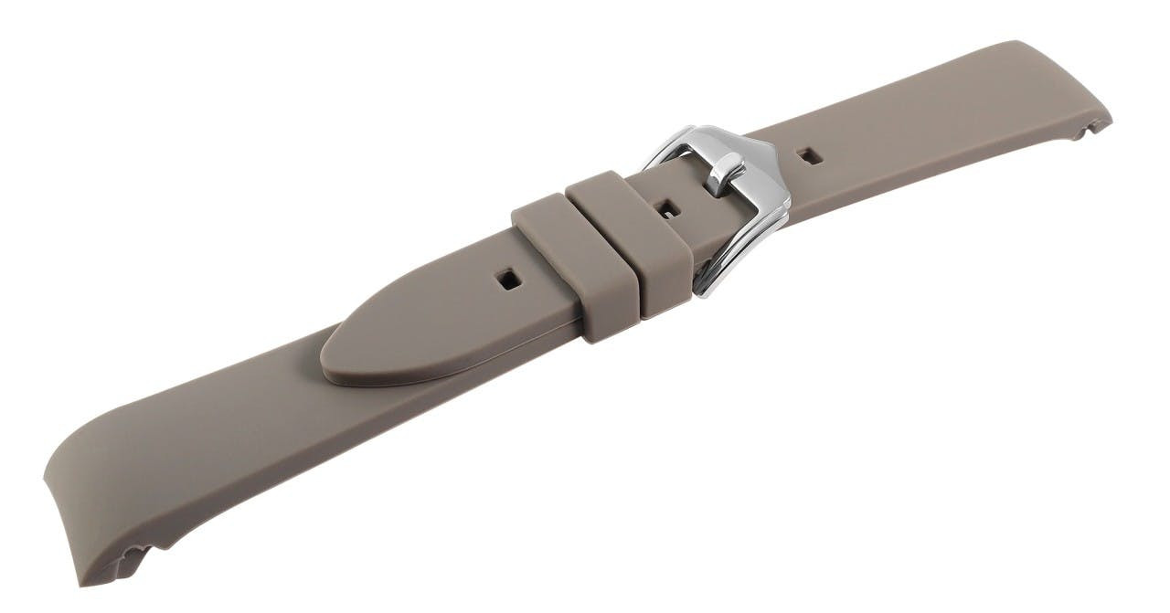 Engelhardt® Bracelete de Relógio em Silicone Cinzento – 18mm – 0074