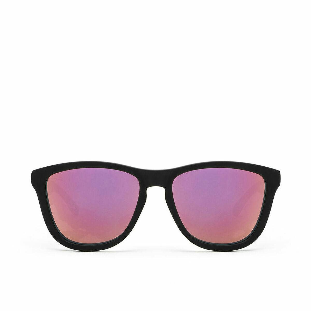 Óculos de Sol One em Preto com Padrão Rosa e Lilás