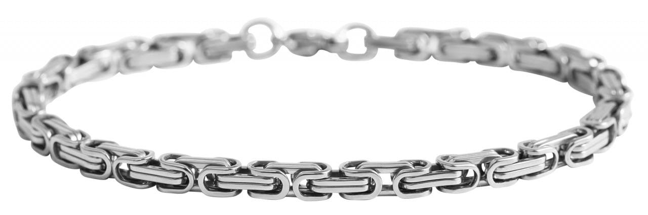 Akzent® Pulseira em Aço Inoxidável 19cm