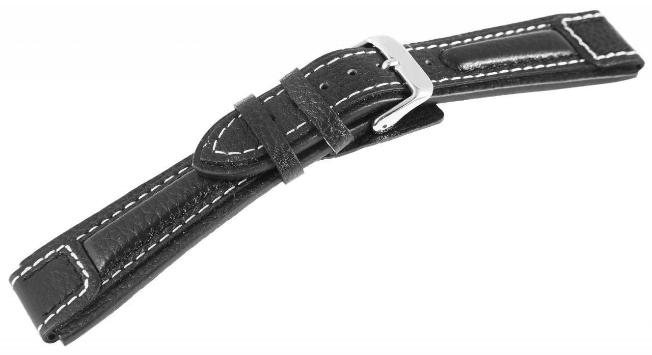 Bracelete para Relógio em Pele Genuína Preto 22 mm - 8000528-220