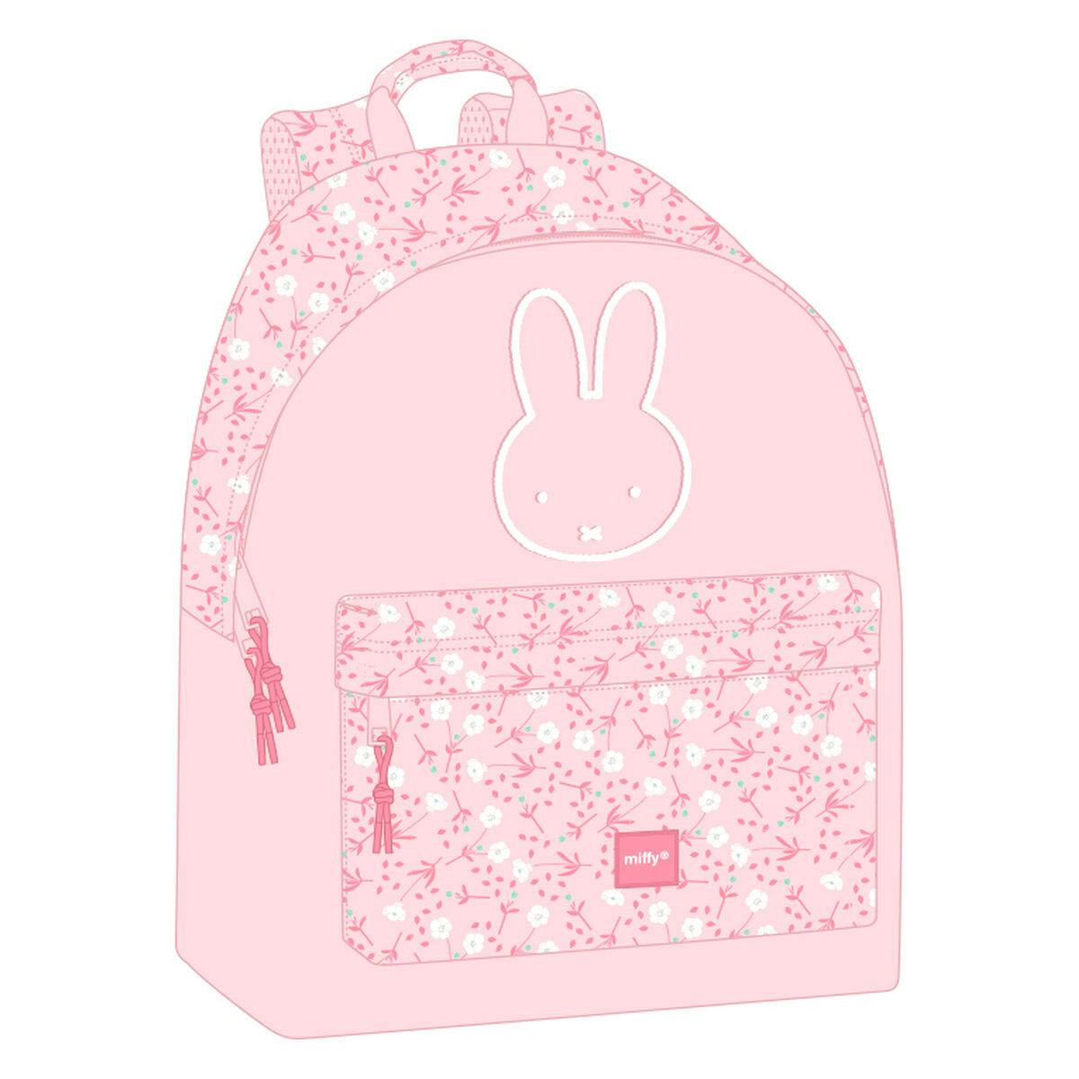 Mochila escolar Miffy em tecido