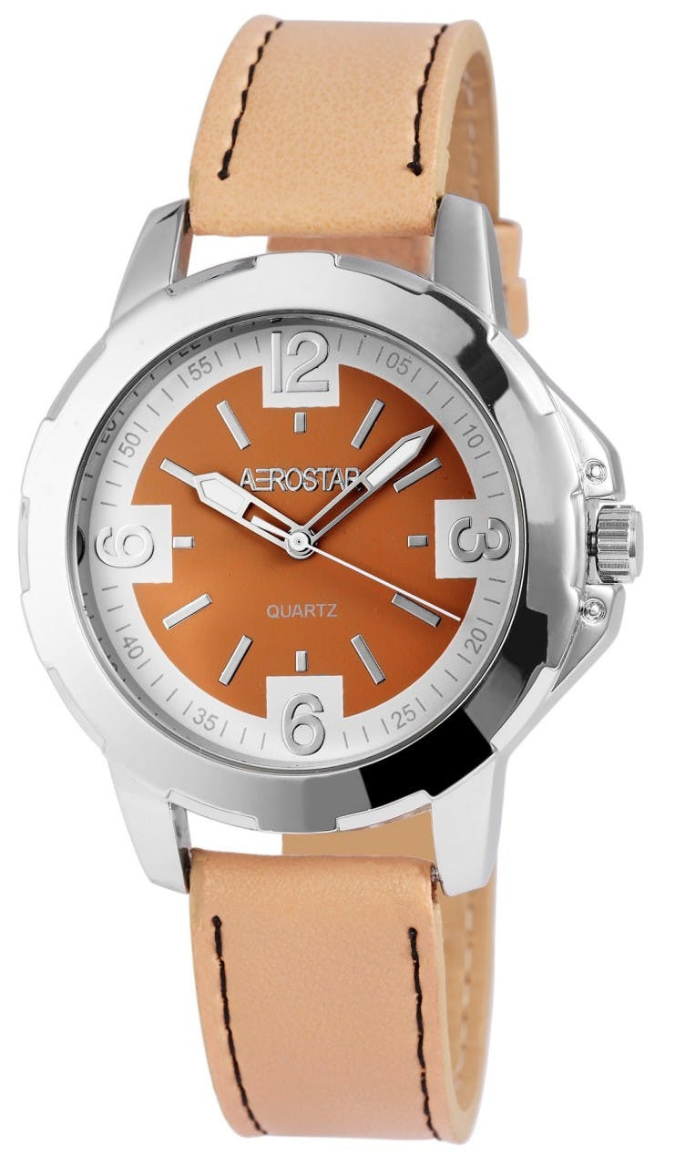 Aerostar ®Relogio Homem com Bracelete em Pele Sintética - 211027500010