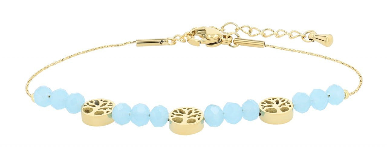Akzent® Pulseira Dourada em Aço Inoxidável - 0663