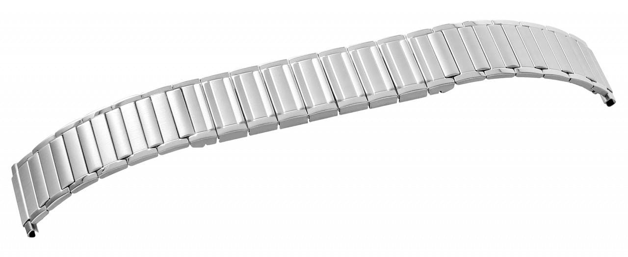 Mestre Artesão® Bracelete de Relógio Homem em Aço Inoxidável Prateado 20mm - 0082