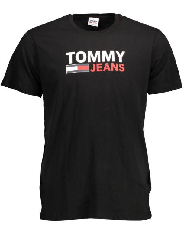 Tommy Hilfiger® T-Shirt Preta Homem DM15379 - S