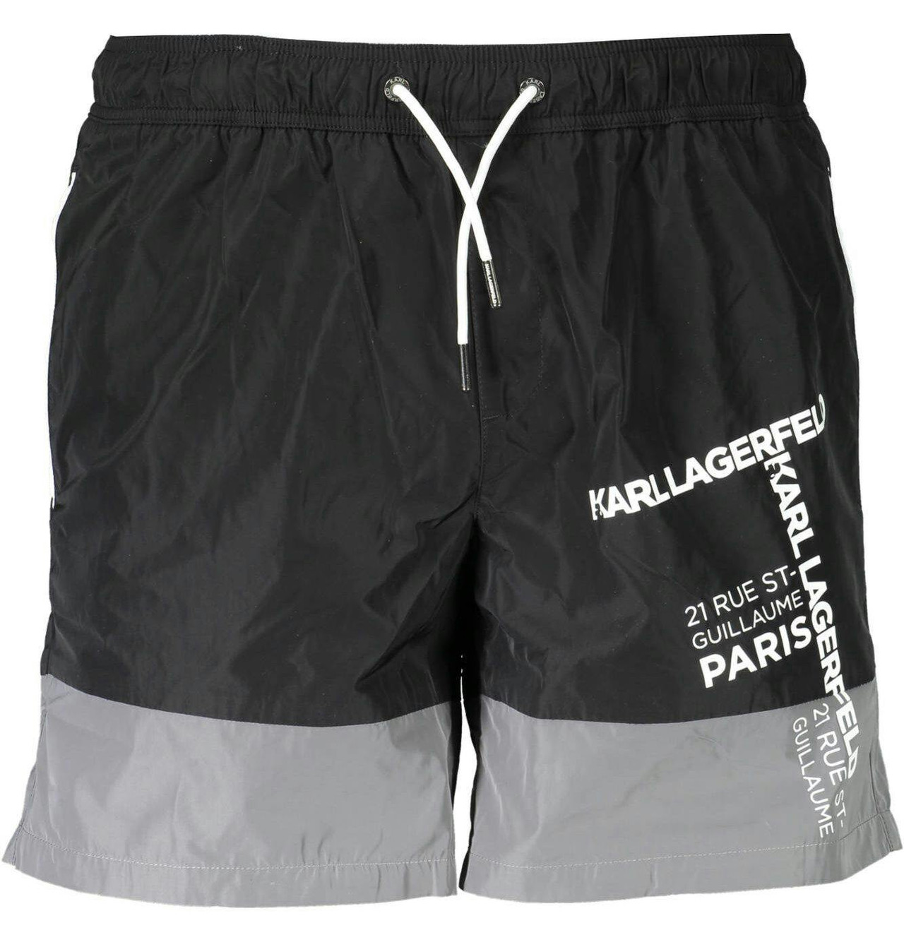 Karl Lagerfeld® Calção Banho Preto KL20MBM02 - S