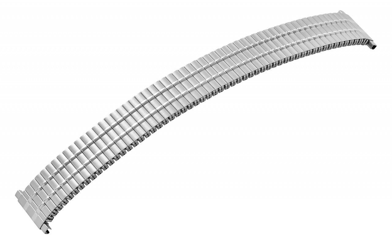Mestre Artesão® Bracelete de Relógio em Aço Inoxidável Prateado 18mm - 0068