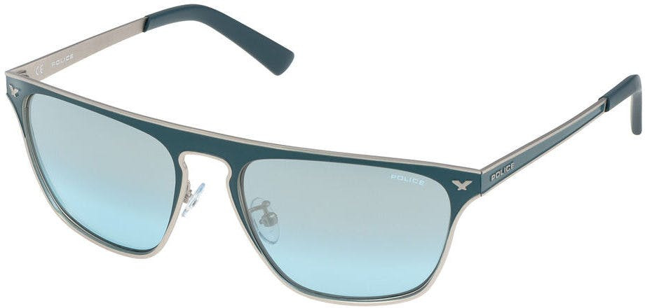 Óculos de sol femininos Police, modelo S8978, aro 56 mm