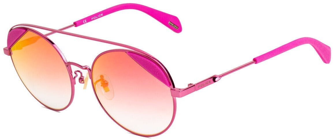 Óculos de sol feminino Retangular metal 54 mm
