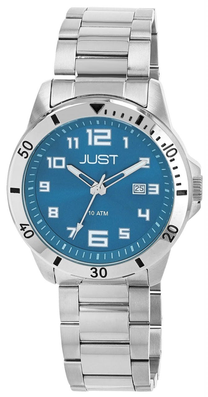 Relógio Just® Homem com Bracelete em Aço Inoxidável Prateado JU20167 - JU20167-003