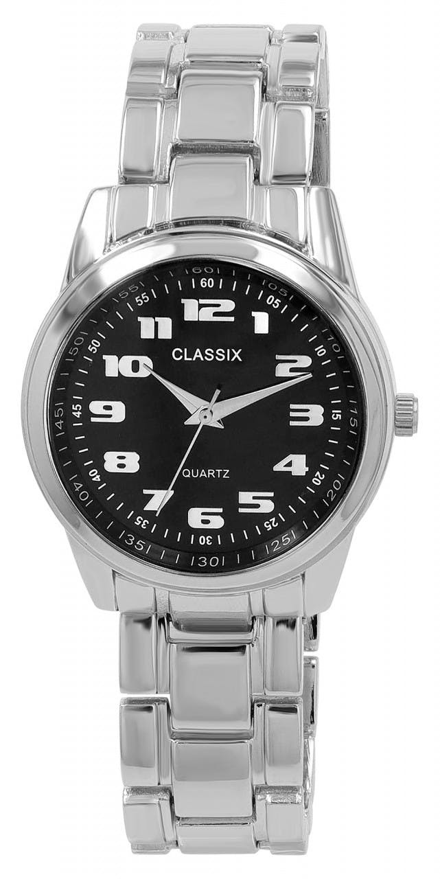 Relógio CLASSIX® Homem com Bracelete Prateada em Metal 0118