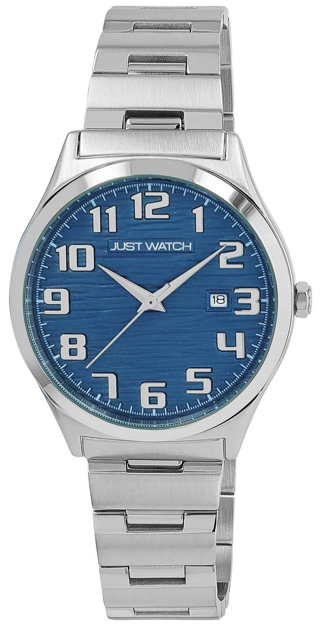 Relógio Just® Homem com Bracelete em Aço Inoxidável Prateado JW20188 - JW20189-003