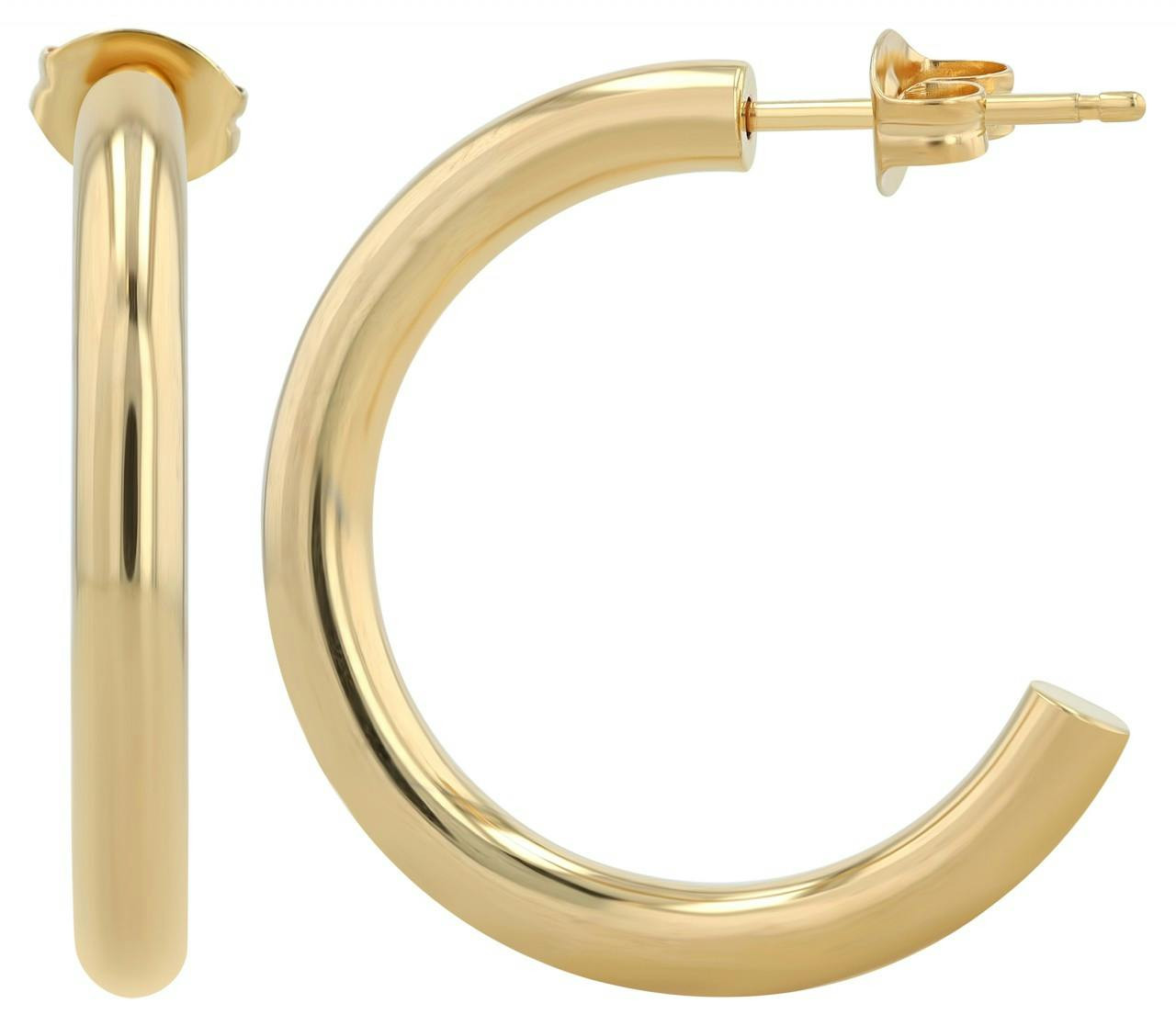 Akzent® Argolas "Christin" Douradas em Titânio 25 mm 0141
